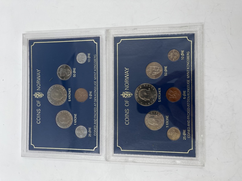 2 Myntsett 1980 +1979