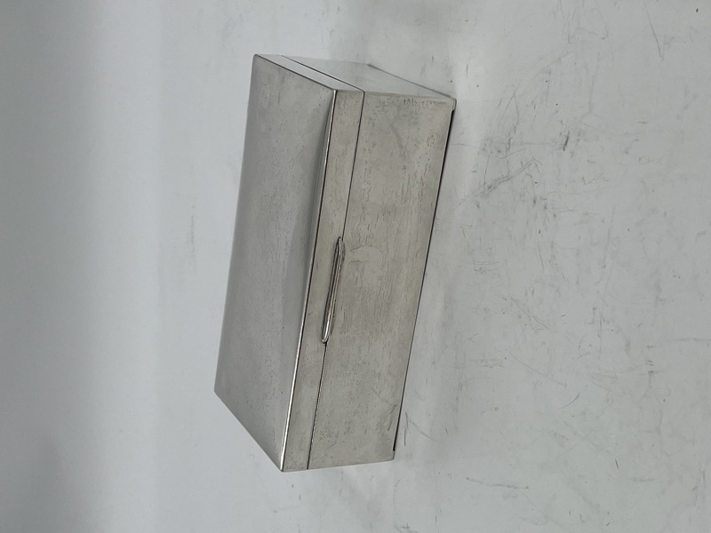 Sigarettskrin i sølvplett