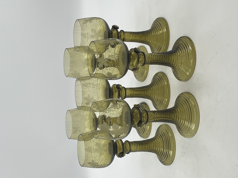 7 stk Rømer Hetvinglass