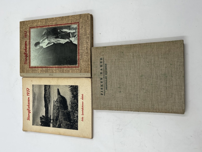 3 stk Fiskebøker