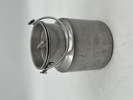 Lite aluminium spann med lokk.