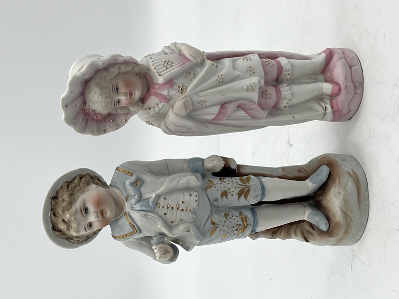 2 stk eldre Porselens figurer