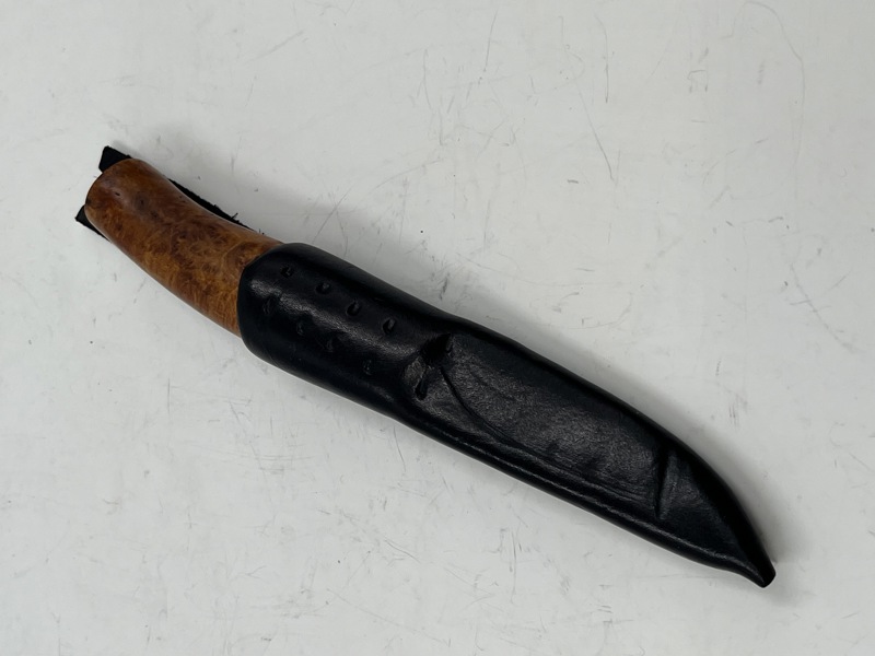 Slirekniv med smidd blad