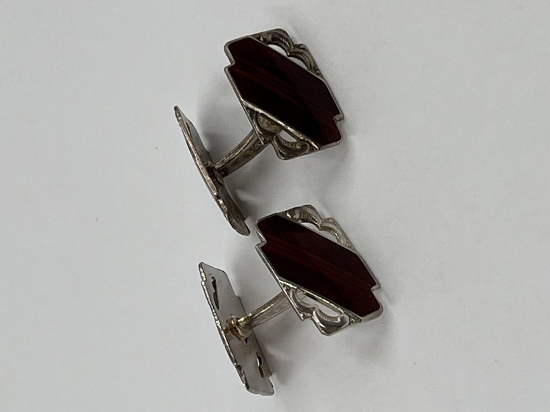 2 stk Mansjettknapper i 925 s