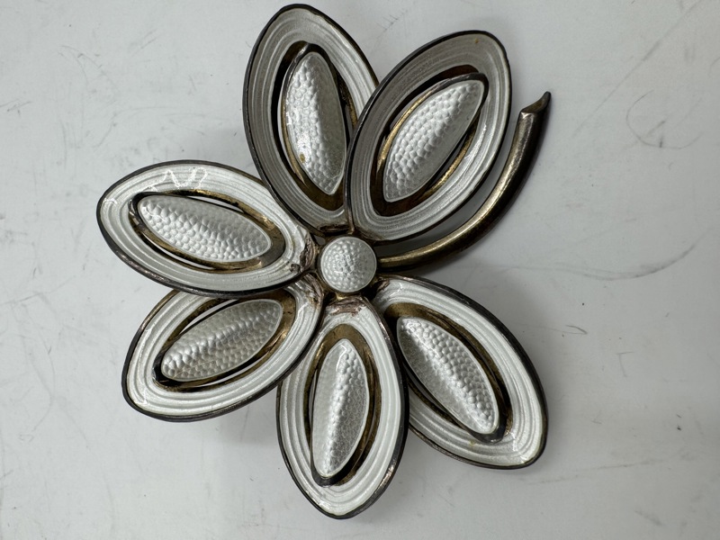 Brosje Sølvemalje 925 s
