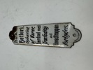 Emaljeskilt 1905-1910 Betleri