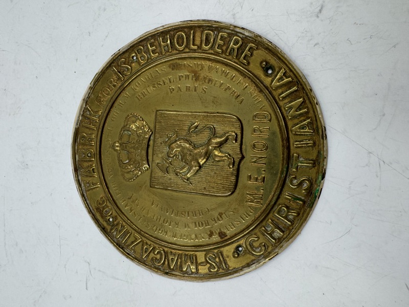 120 år gmlt Ismagasin skilt Christiania