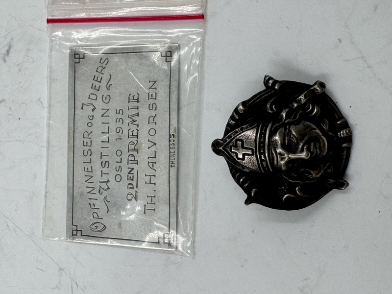 Sølv plakett/premie + horde Hammer Trondheim ??