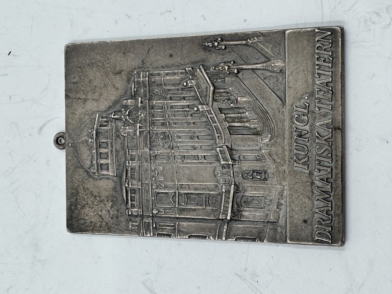 Sølv? Plakett tung 1939 sporvogn og co