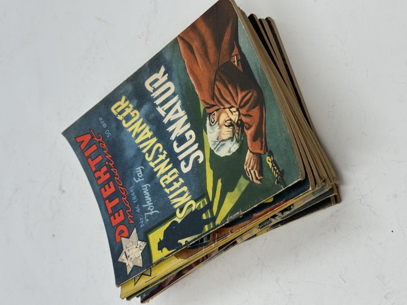 11 stk Detektivmagasinet