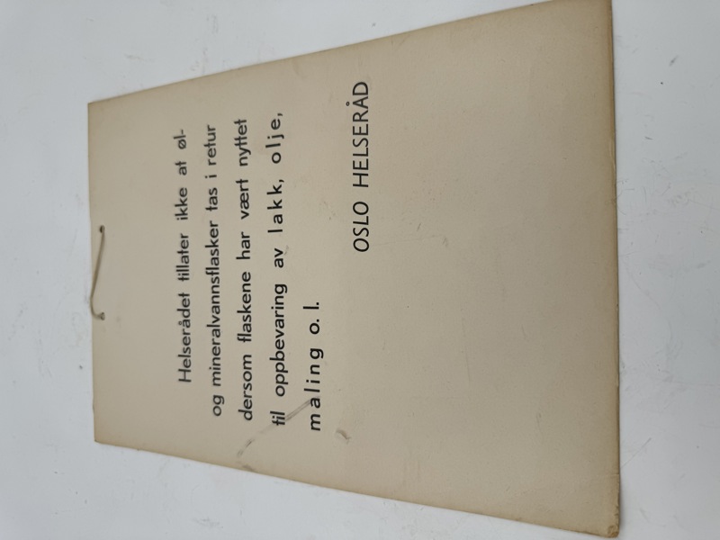 Landhandelplakat fra helse rådet 