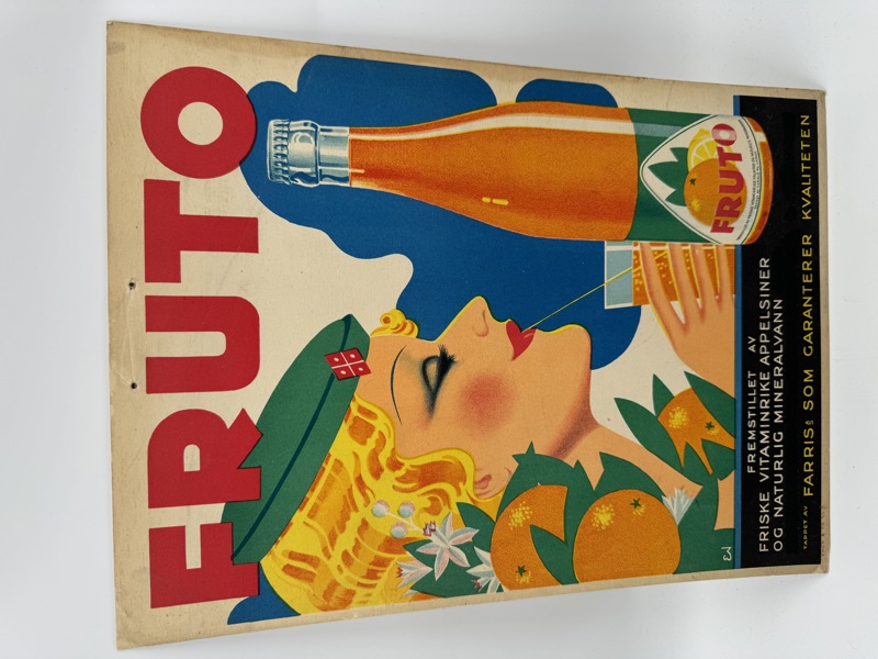 Fruto nydelig gml Larvik Plakat 