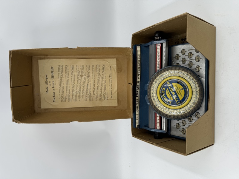 Gml Leke Skrivemaskin i org eske