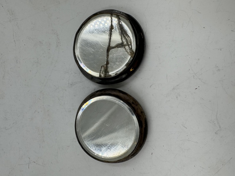 2 Gml sølv speil  m/ stavanger reklame