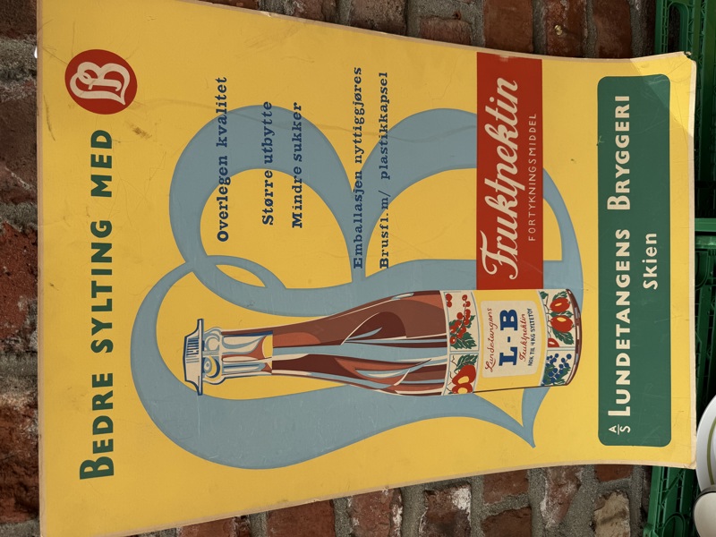 Lundetangen plakat sjelden