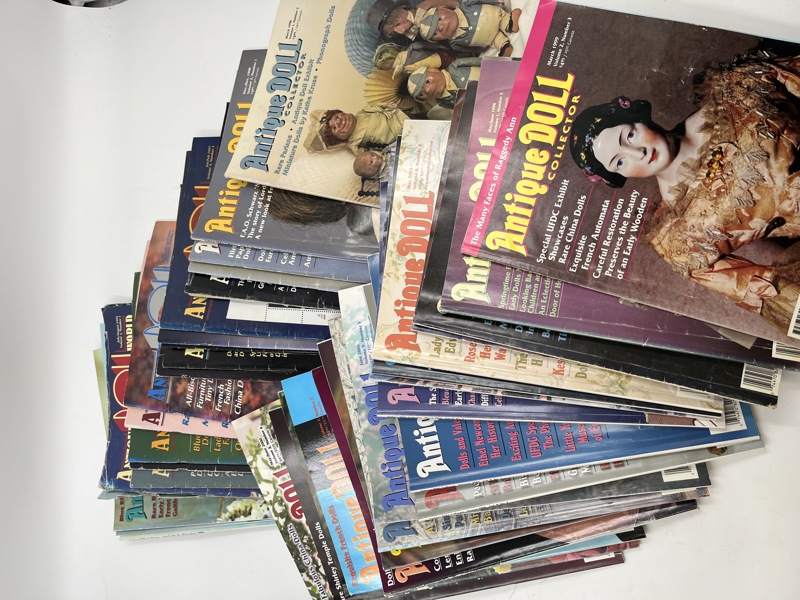 38 stk Antique doll collector blader