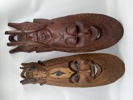 2 stk Afrikanske Masker 