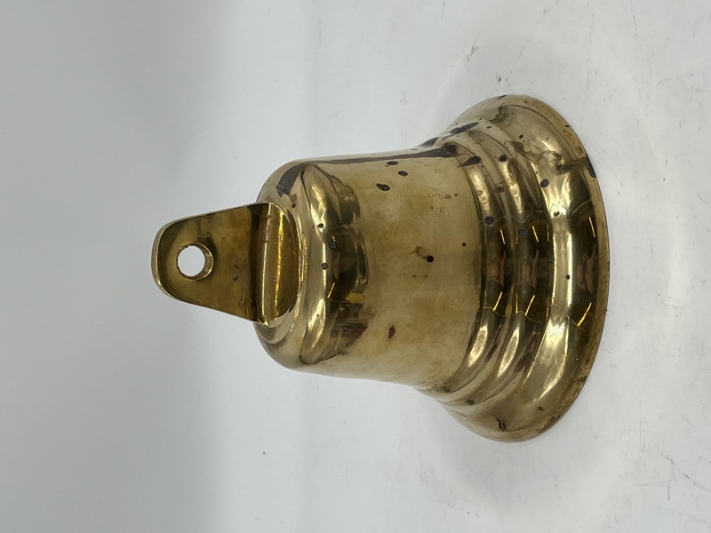 Dekorativ Eldre Skipsklokke i messing