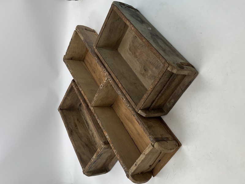 3 stk Gamle Murstein former