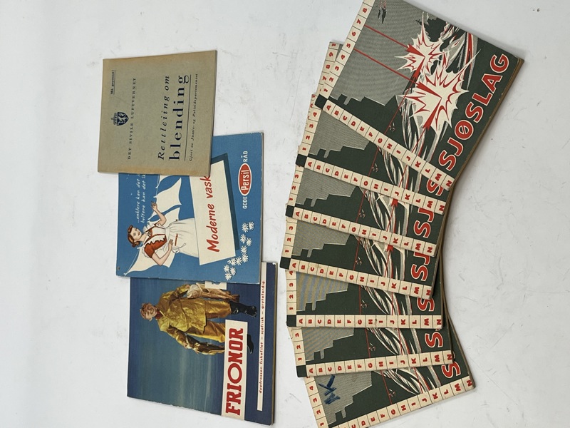 10 eldre Hefter 50- 60 tallet