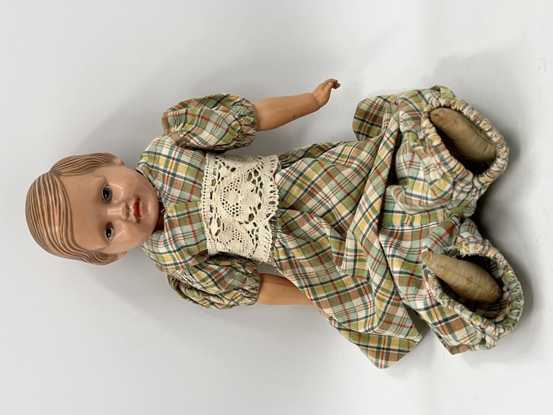 Gammel Dukke , celluloid overkropp