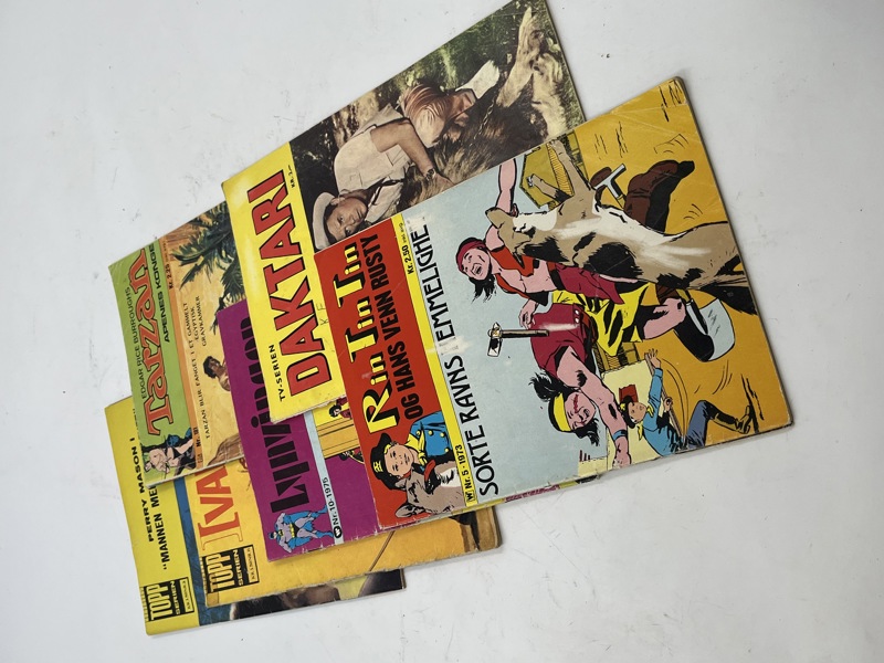 6 stk div Tegneserier