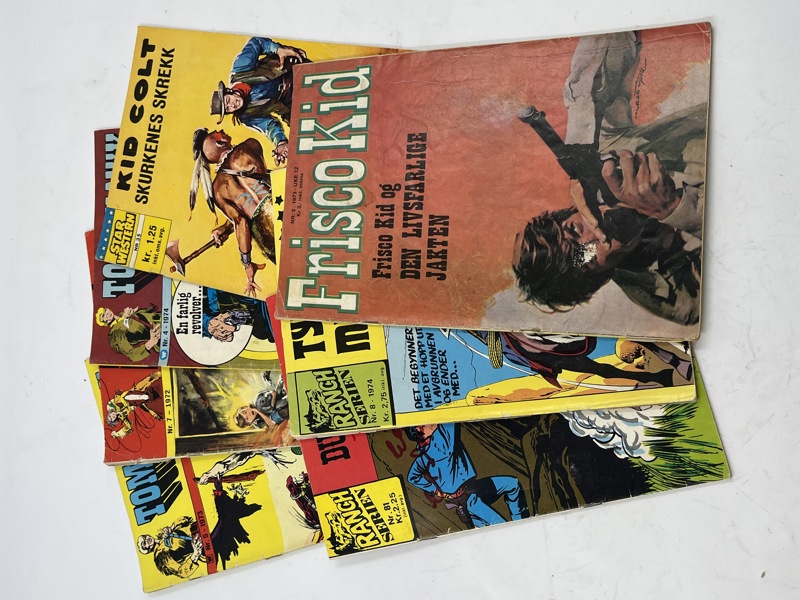 7 stk div Tegneserier