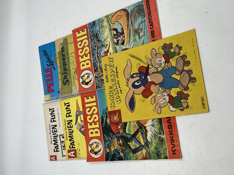 7 stk DIv Tegneserier