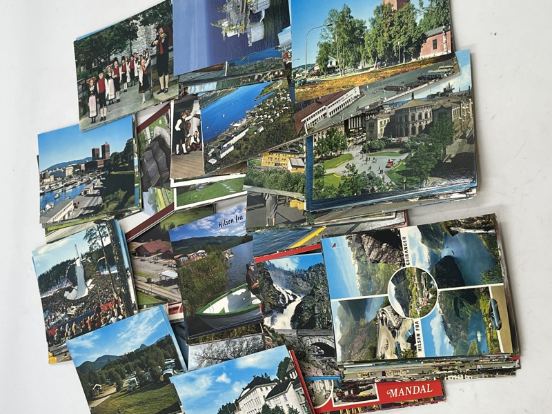 Norske fargepostkort.