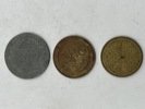 3 uvanlige gml mynt/medaljer