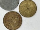 3 uvanlige gml mynt/medaljer