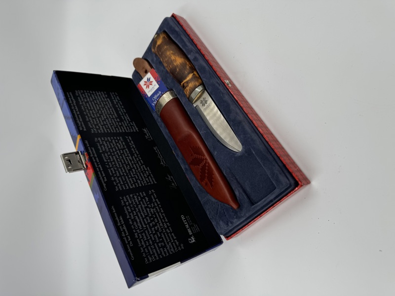 VM- Kniv på ski 97 i org eske