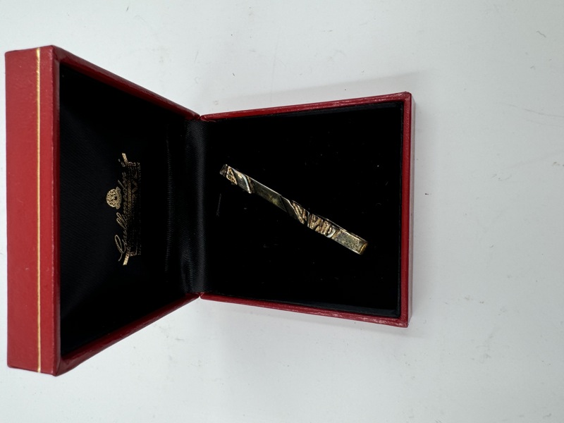 Slipsnål i org eske 925s 