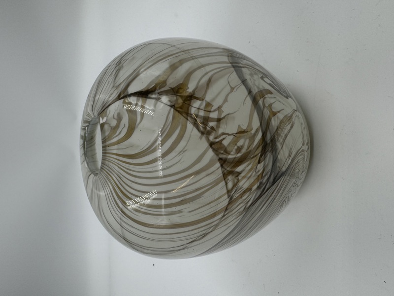 Flott kunstglass vase 