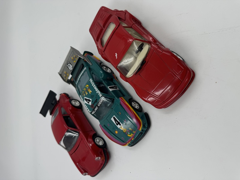 3 stk eldre Porscher