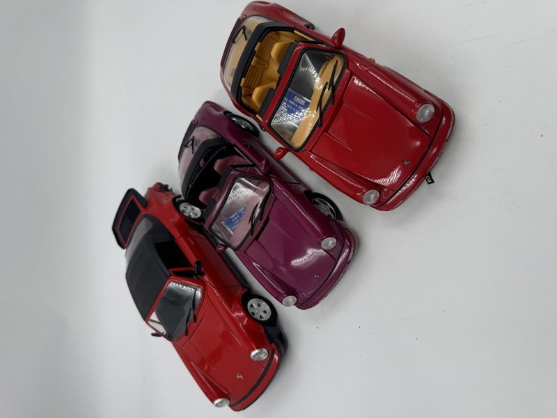 3 stk eldre Porscher