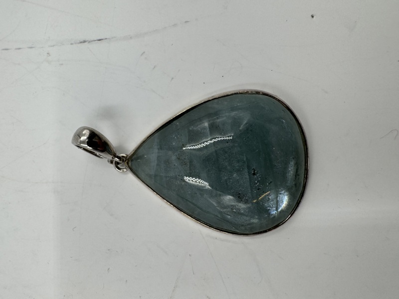 Sølvannheng med stein 925