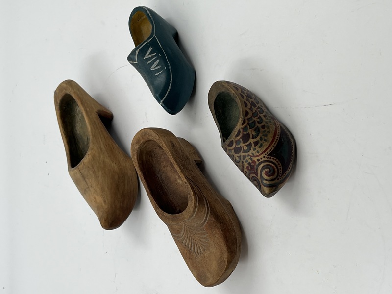 4 stk Gml Miniatyr tresko