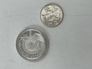2 stk Sølvmynter