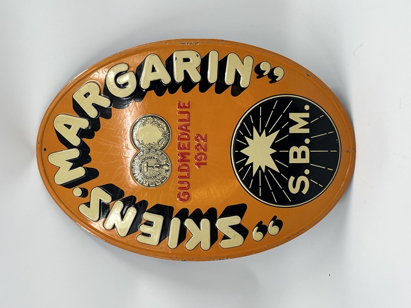 Skilt fra 1922  Skiens Margarin 