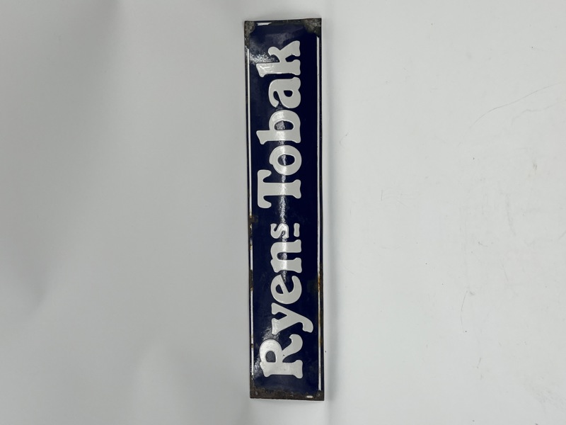 Emaljeskilt Ryen 20 tallet