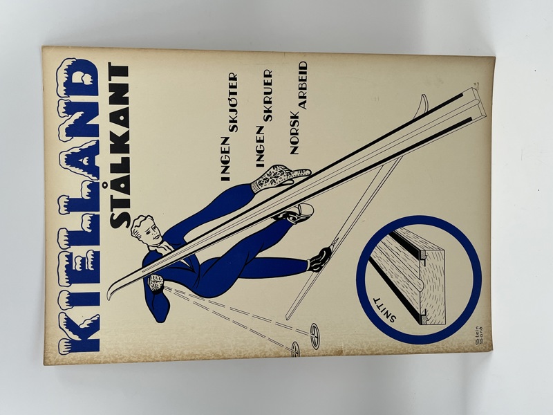 Plakat 30 tallet m/ skiløper