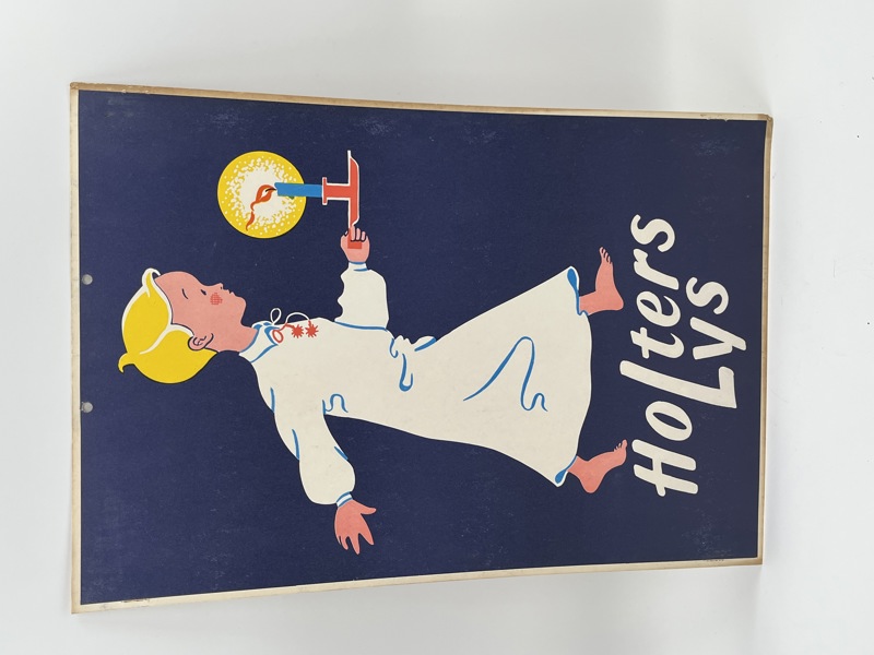 Plakat 40.50 tallet Holters lyse