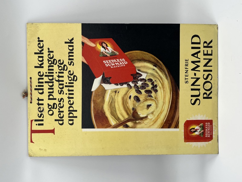 Plakat tykk papp m/ rosin rekl