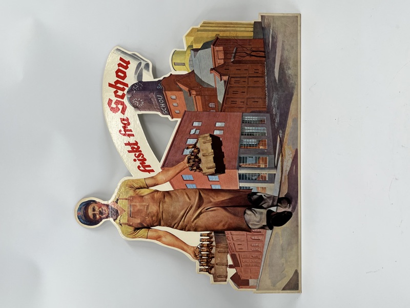 Plakat Tykk papp Schous utsøkt fin reklame bord plakat