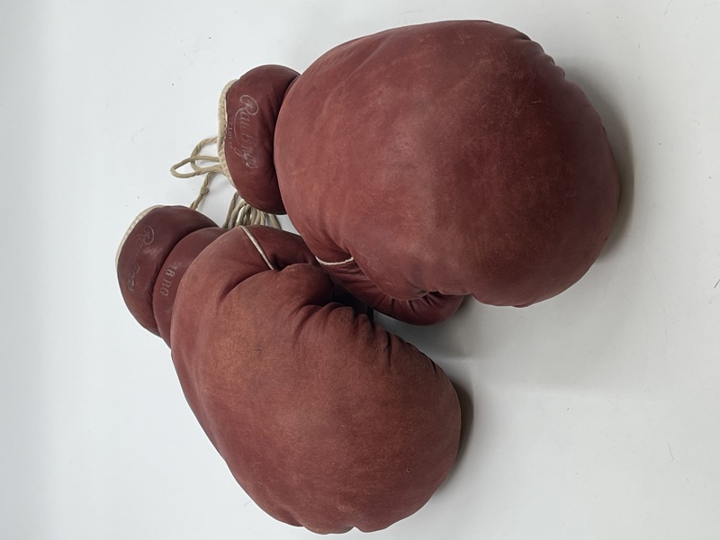 1 par eldre  boksehansker.