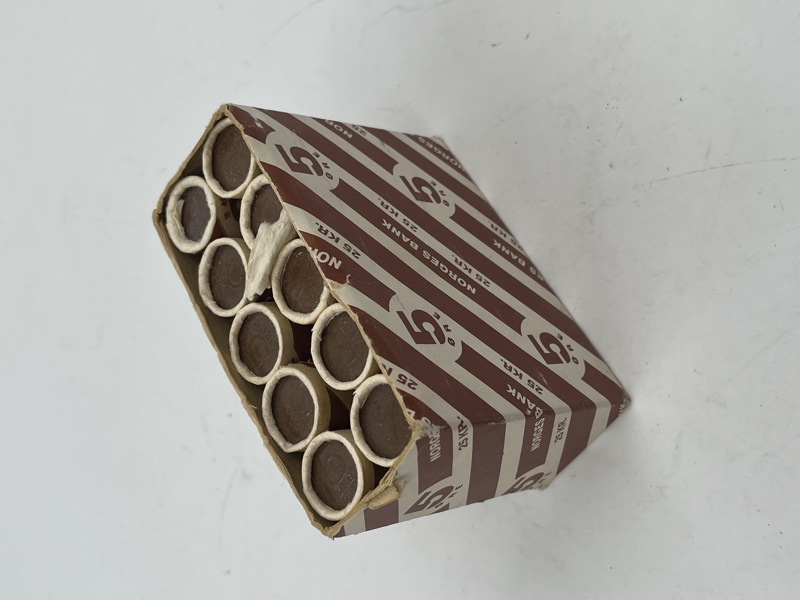 Norske mynt ruller 5 øre