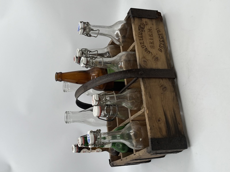 Trekasse fra Lundetangens bryggeri skien.