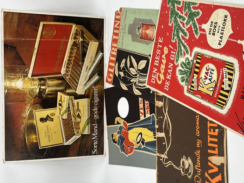 Lott 5 stk div Plakater