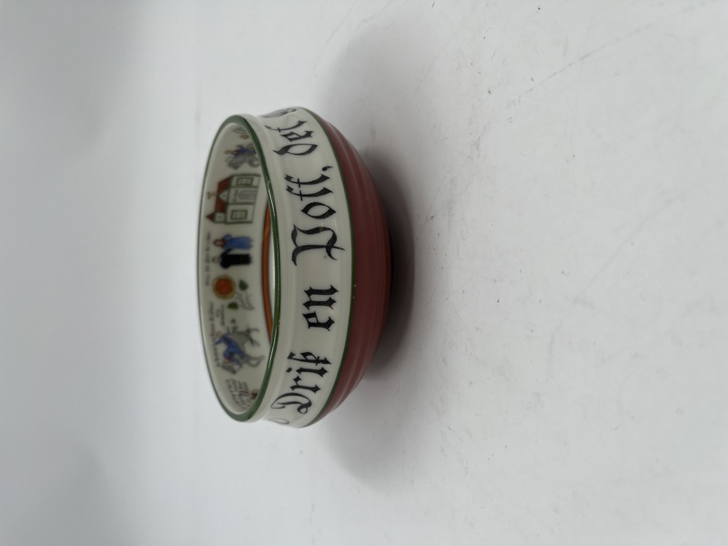 PP-Liten ølbolle med tekst og med Nordisk dekor.